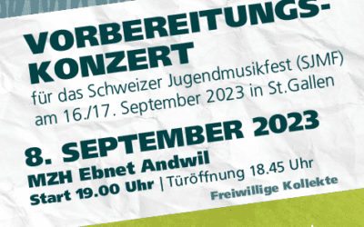 Vorbereitungskonzert für SJMF